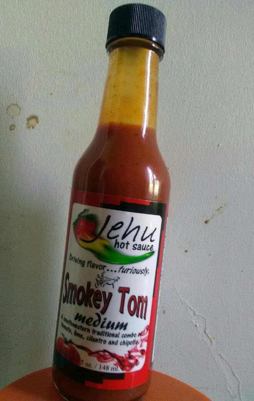 Jehu Hot Sauce Smokey Tom Med packshot