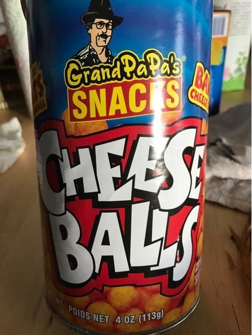 Grand Papa's Snack Cheese Balls packshot
