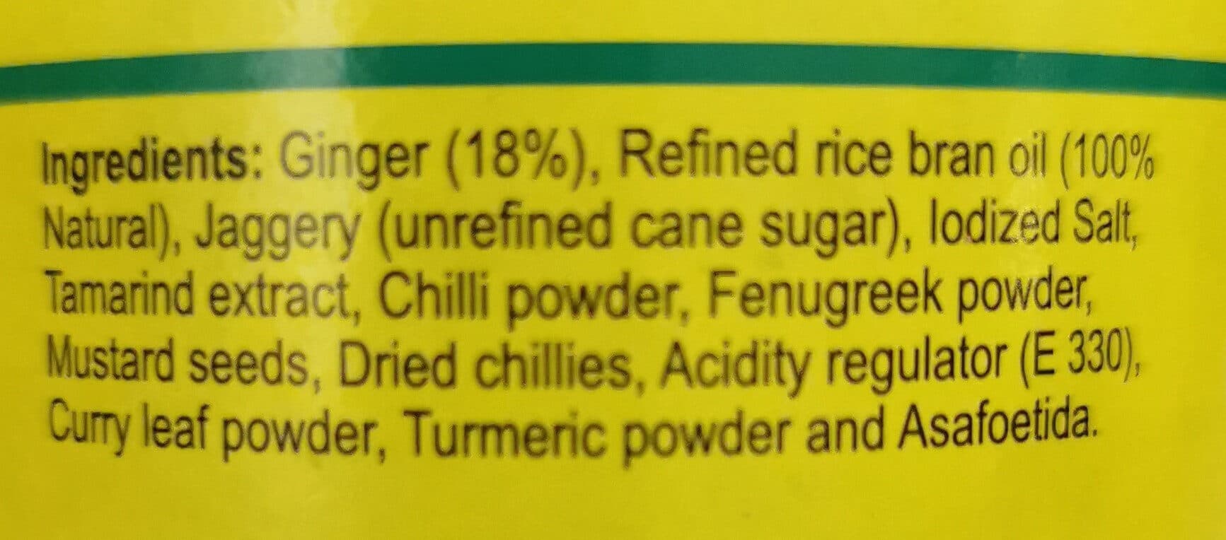 Priya Ginger Pickle in oil packshot