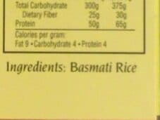 Bombay Original Naturally Aromatic Basmati Rice packshot