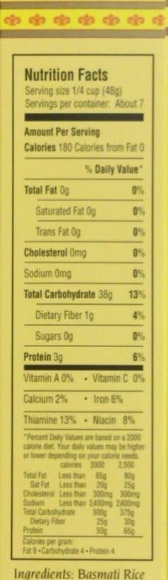Bombay Original Naturally Aromatic Basmati Rice packshot