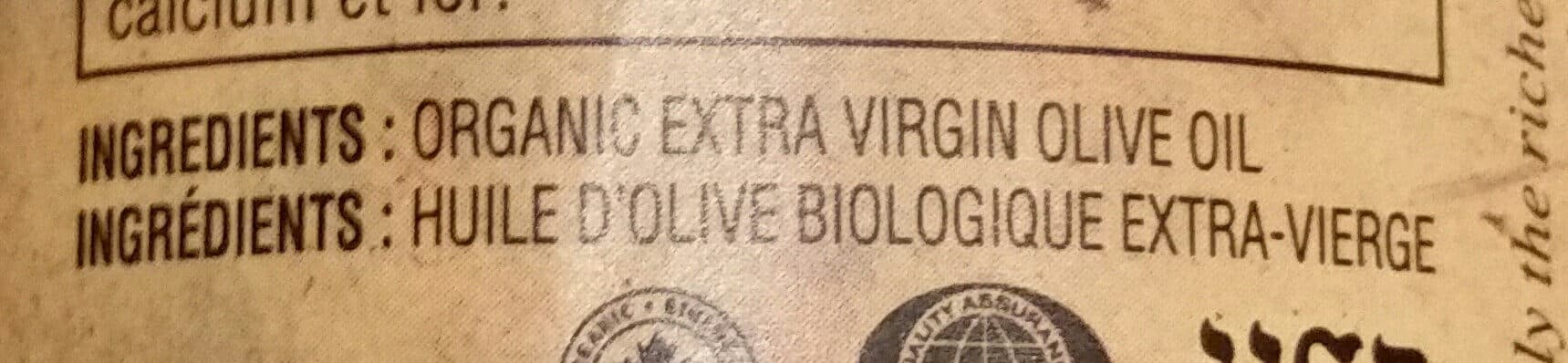Napa Valley Naturals Extra Virgin Organic Olive Oil packshot