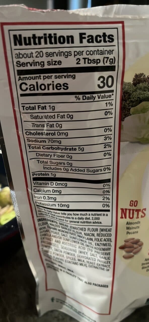 Fresh Gourmet Italian Seasoned Croutons packshot