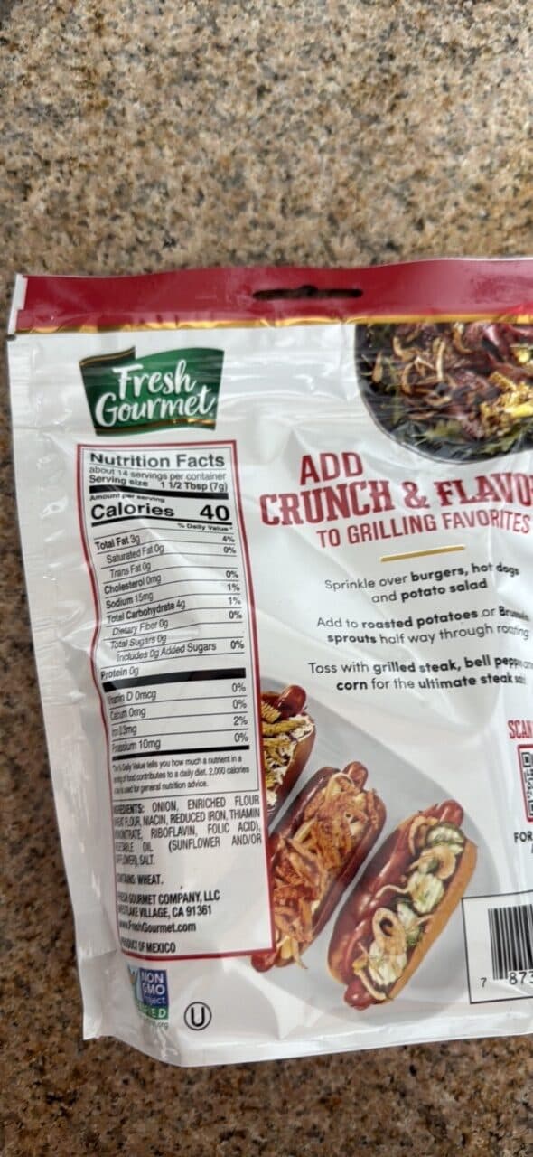 Fresh Gourmet Crispy Onions packshot