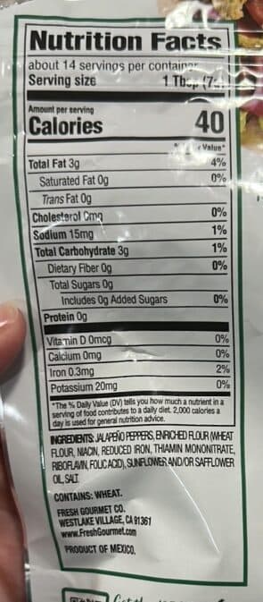 Fresh Gourmet CRISPY JALAPEÑOS packshot