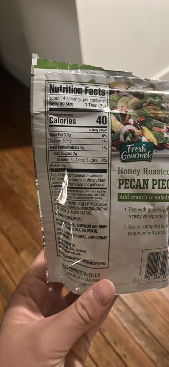 Fresh Gourmet Honey Roasted Pecan Pieces packshot