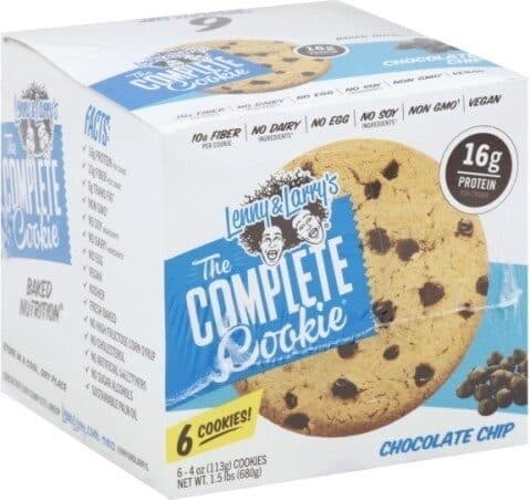 Lenny & Larry's The Complete Cookie Chocolate Chip packshot