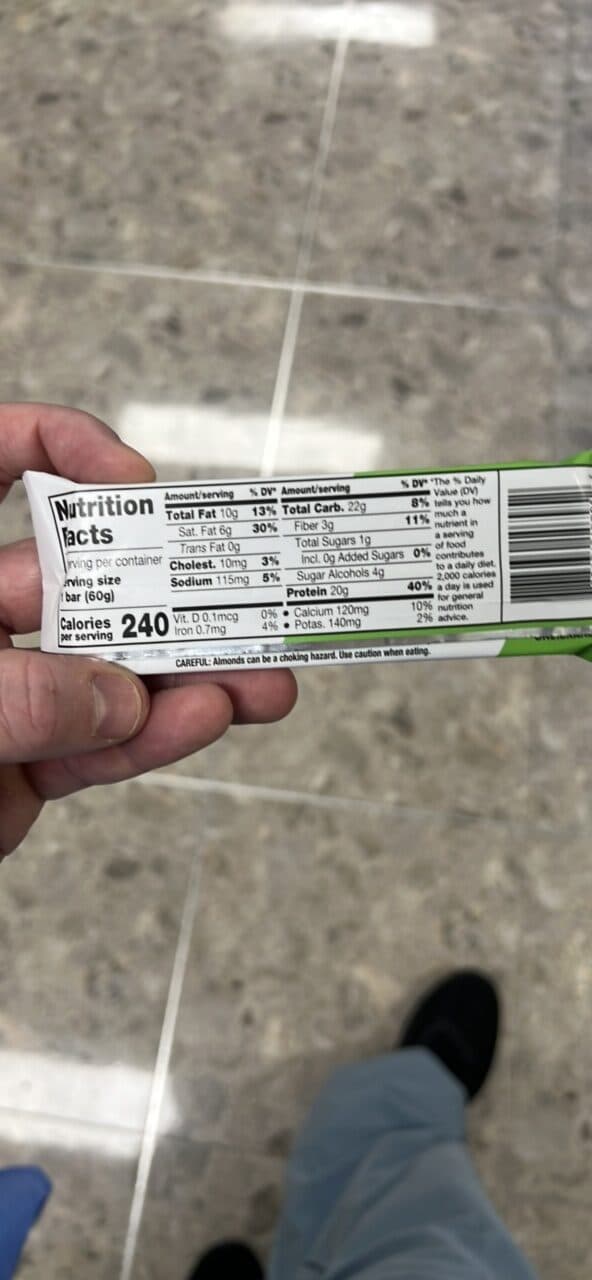 ONE Chocolate Almond Bliss Protein Bar packshot