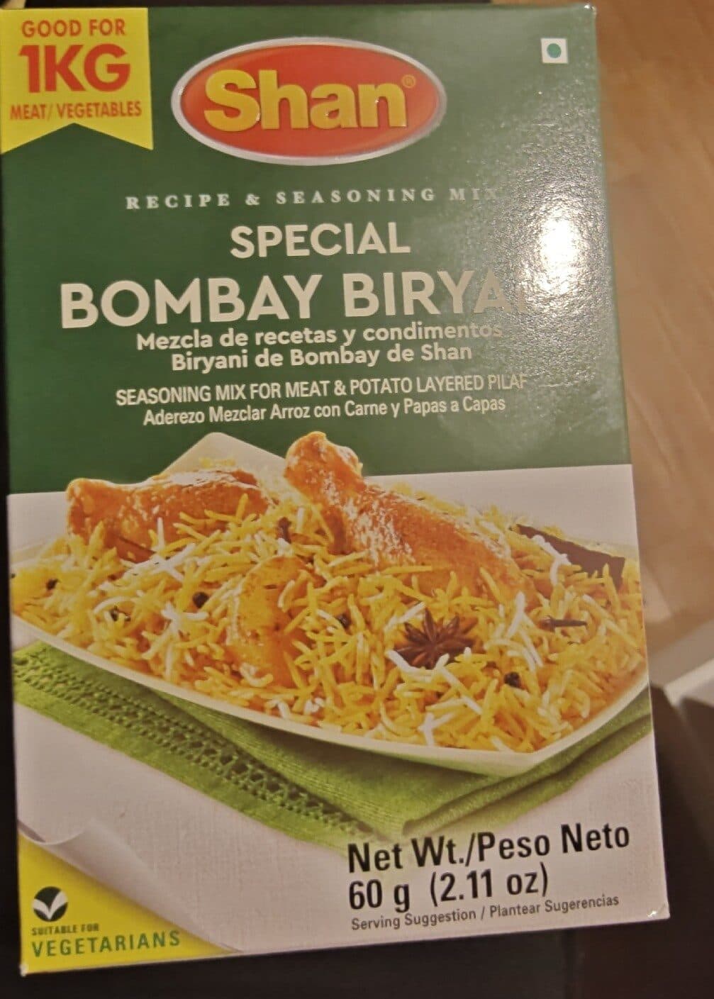 Shan Foods (Private) Ltd. Masala bombay biryani mix packshot