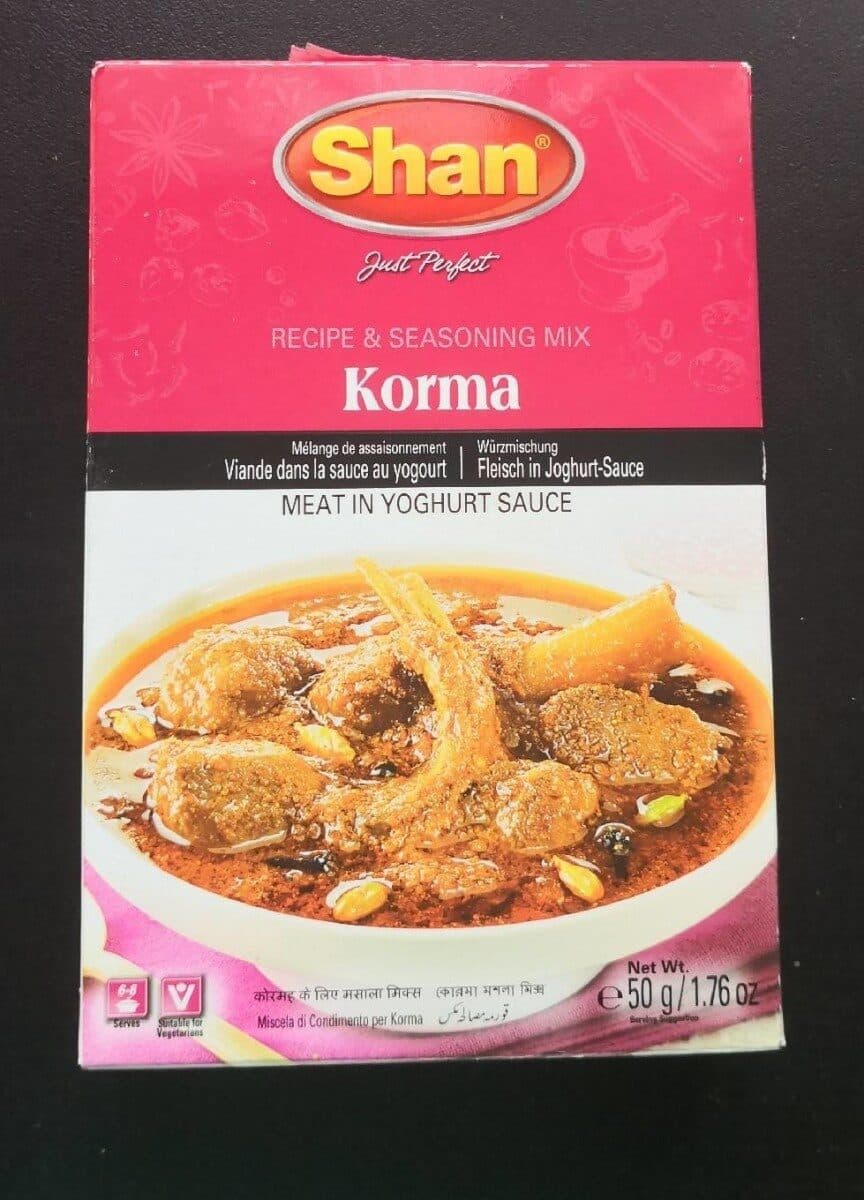 Shan Food Industries Korma packshot