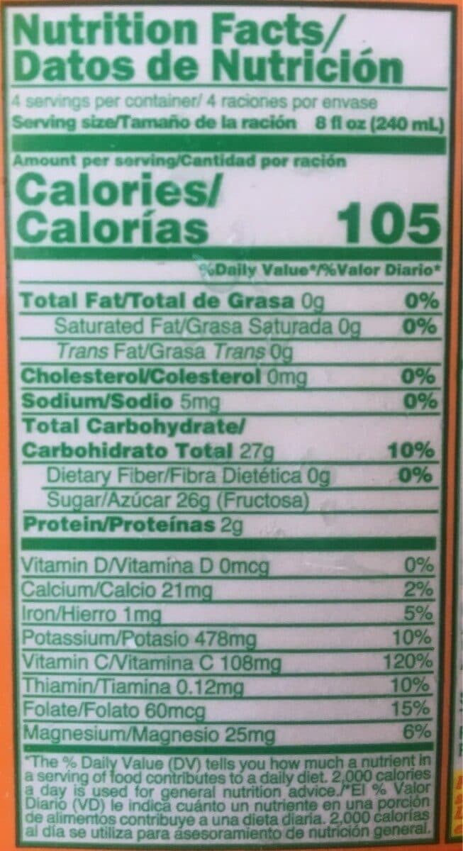 Open Food Facts Jugo de Naranja packshot