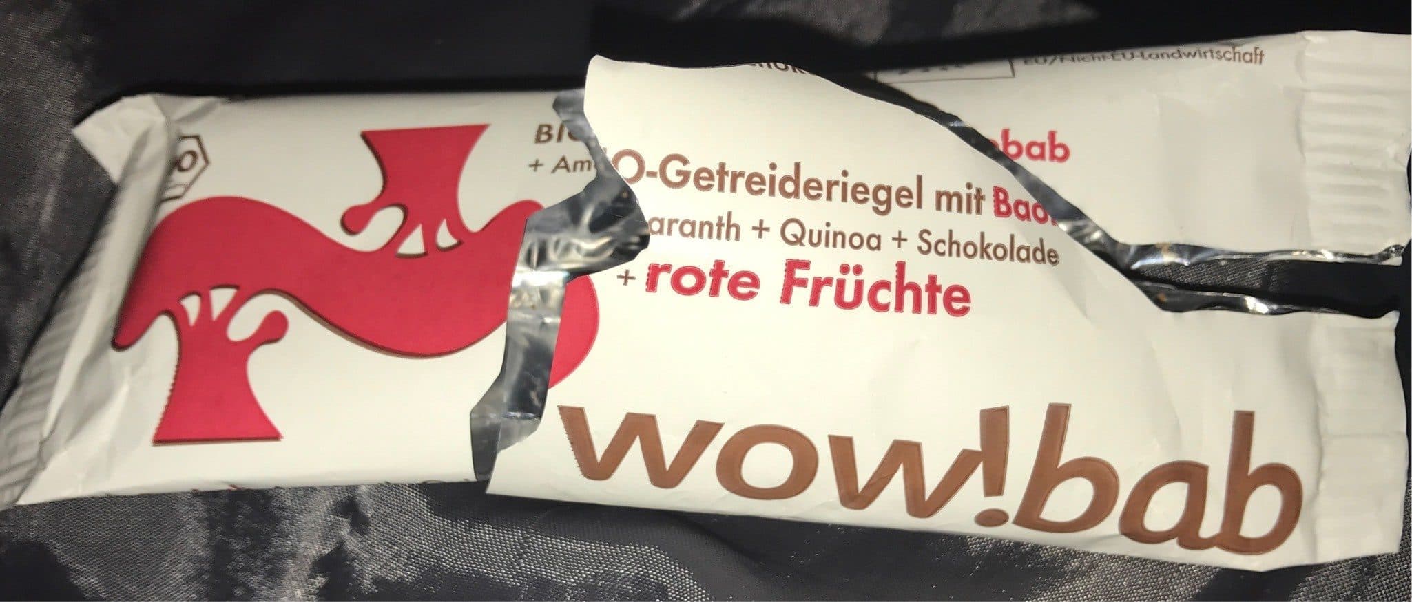 Open Food Facts Barre Cereale Fruits Rouges Chocolat Baobab 30G packshot