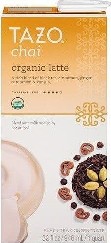 Tazo Organic Chai Latte Concentrate packshot