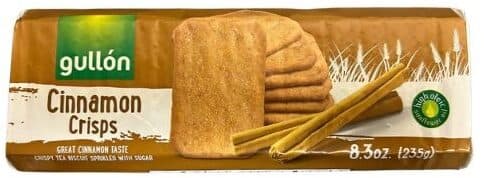 Gullón Crispy Tea Biscuits Sprinkled With Sugar, Cinnamon packshot
