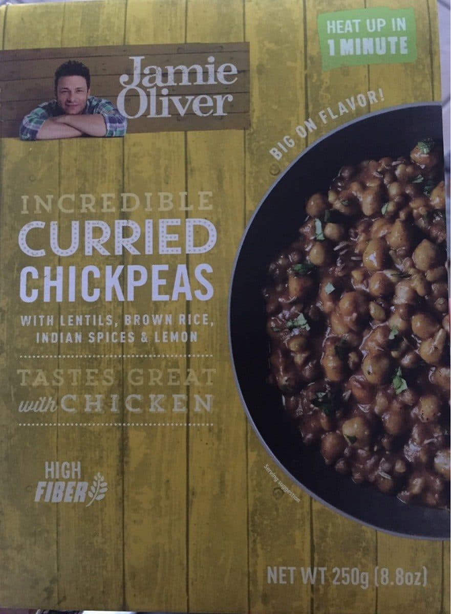 Open Food Facts Melange de pois chiches au curry packshot