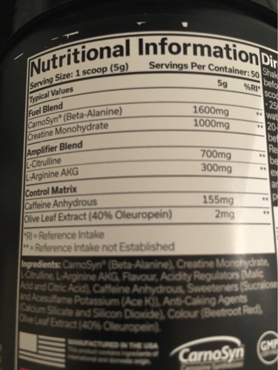 Open Food Facts Cobra Labs the Curse - 250G packshot