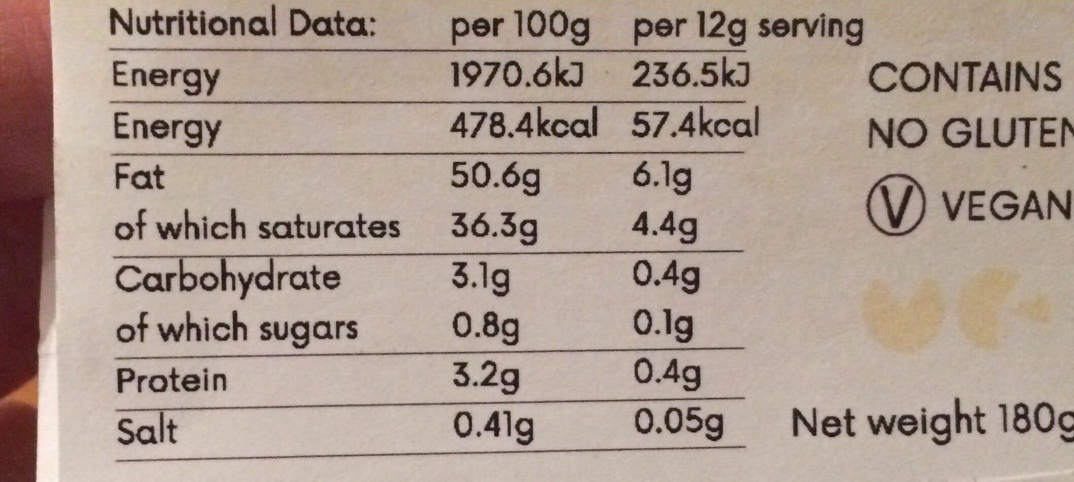 Open Food Facts Vegan butter packshot