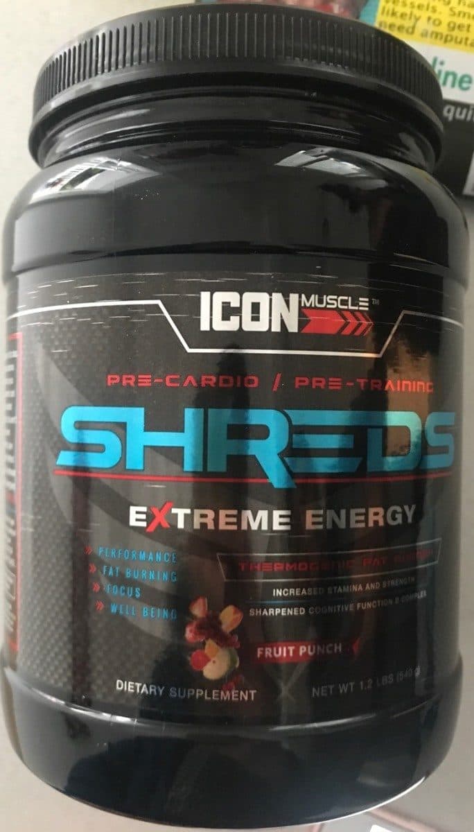 Open Food Facts Shred extreme energy packshot