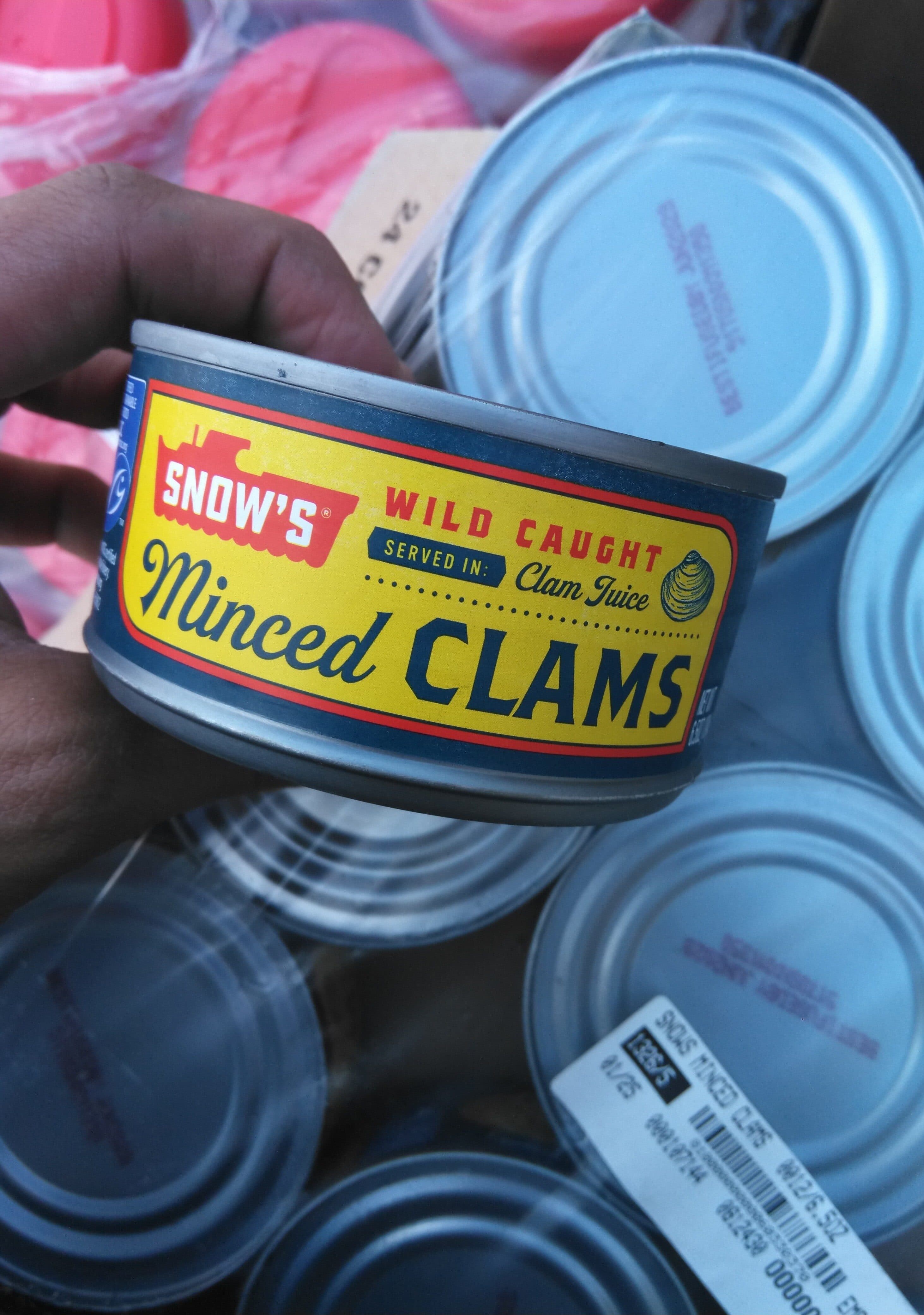 Bumble Bee Minced clams in clam juice packshot