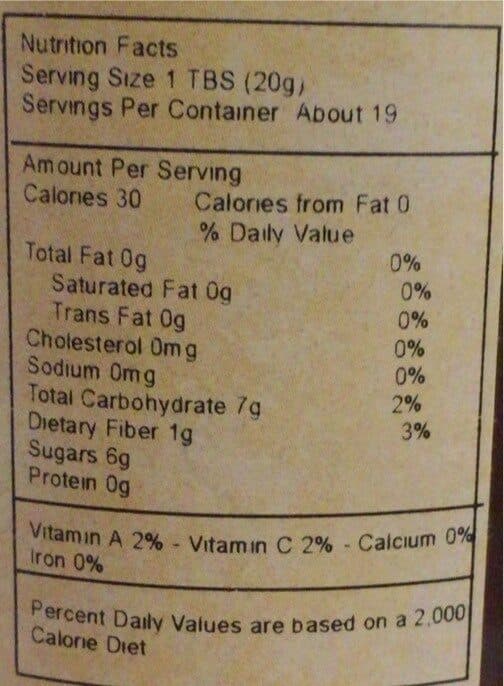 Open Food Facts Apple Butter packshot