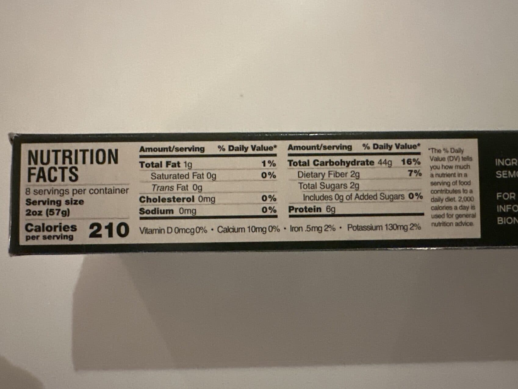 Bionaturae Linguine, Semolina packshot