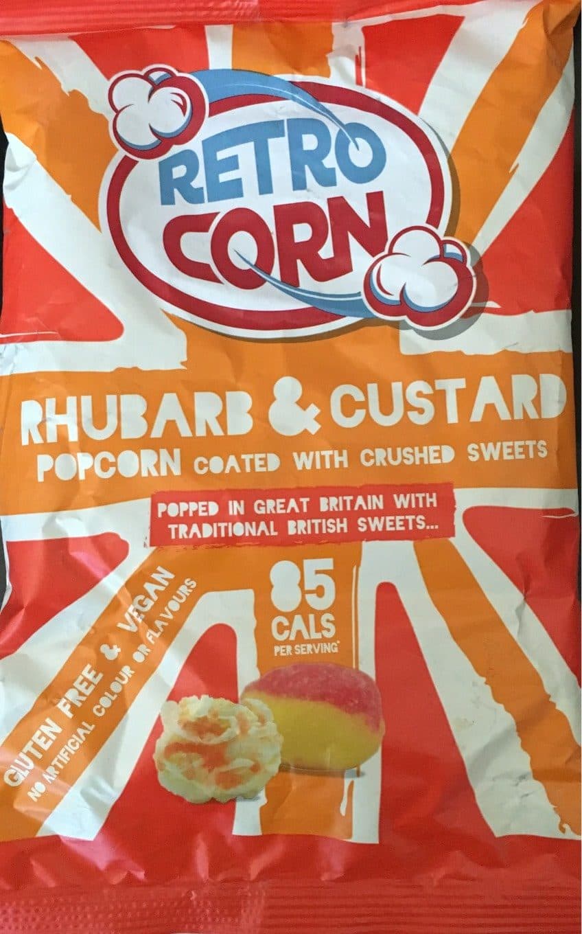 Retro Corn Rhubarb & custard packshot