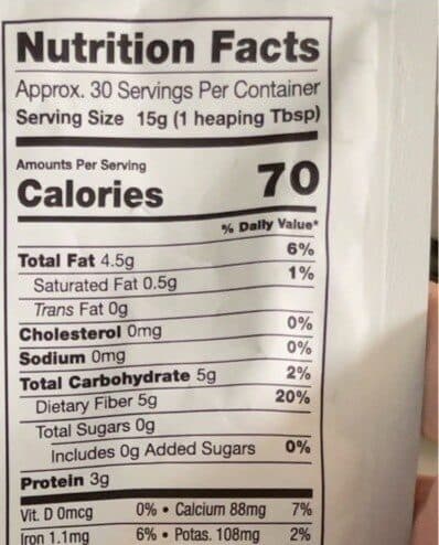 Sunfood Organic Chia Seeds packshot