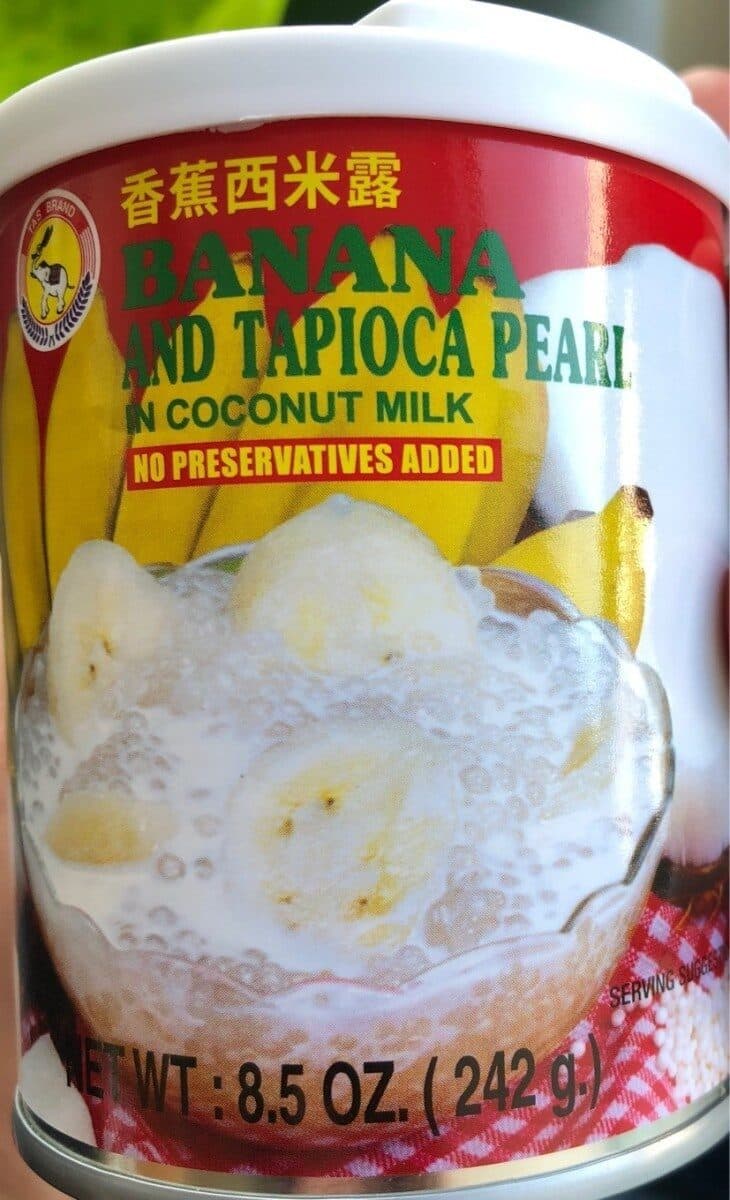 Vara Food & Drink Co. Ltd. Banana And Tapioca Pearl In Coconut Milk packshot