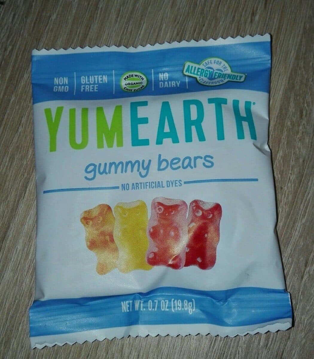 YumEarth gummy bears packshot