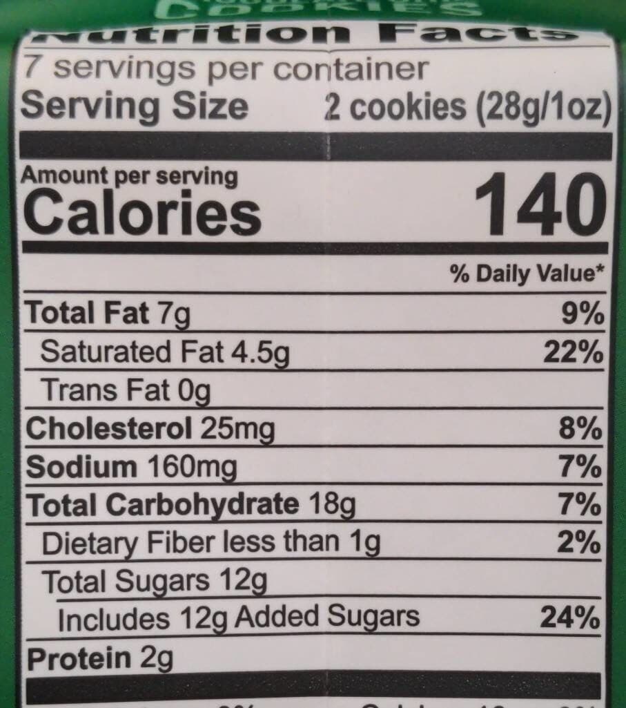 Tate's Bake Shop Chocolate Chip Cookies packshot