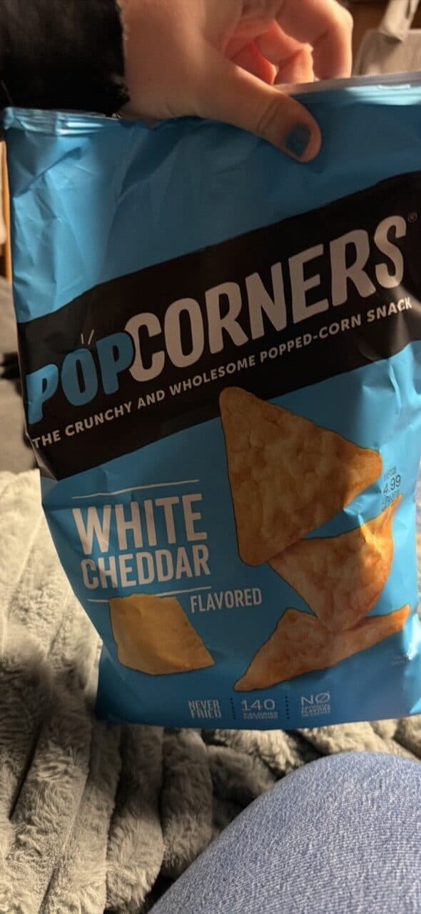 POPCORNERS WHITE CHEDDAR FLAVORED packshot
