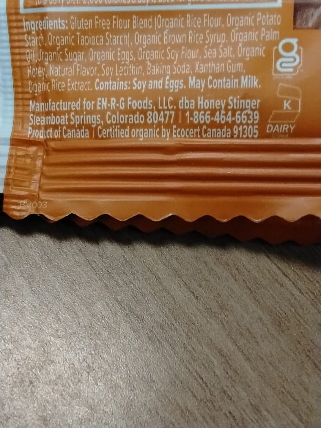 Honey Stinger Energy Waffle packshot