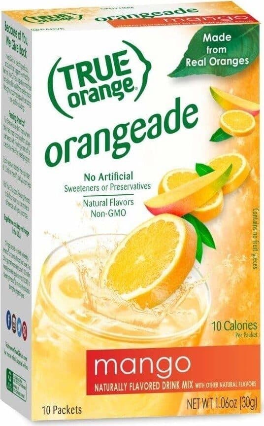True Citrus Co. True orange mango ounce packshot