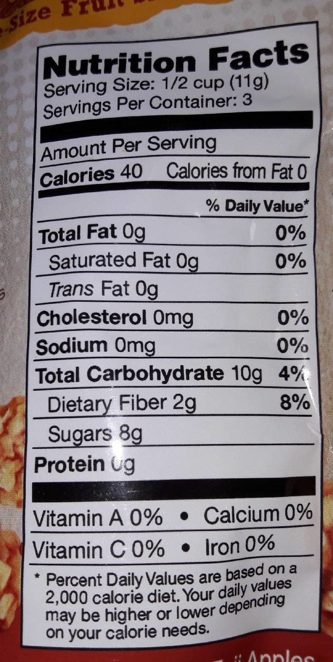 Brothers All Natural Fruit Clusters packshot