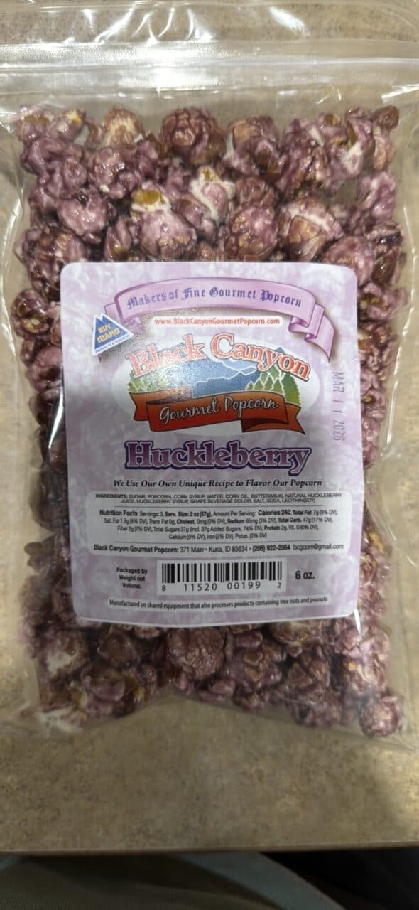 Black Canyon Huckleberry Gourmet Popcorn packshot
