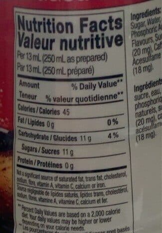 Sodastream Cola syrup packshot