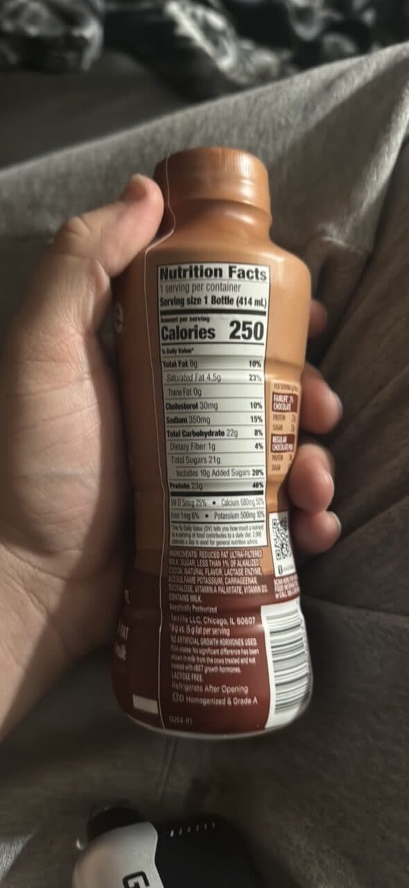 fairlife Chocolate Reduced Fat Ultra-Filtered Milk packshot