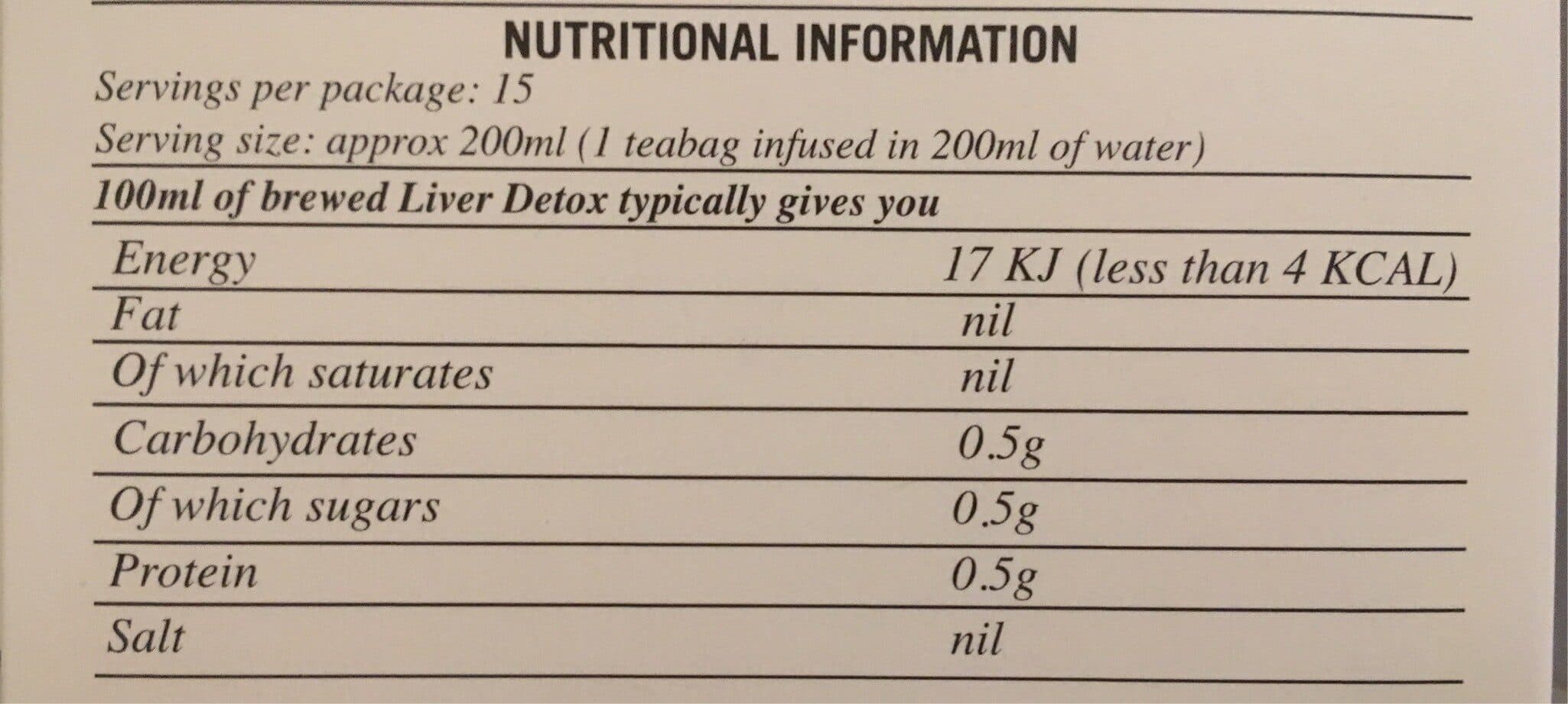 Dr Stuarts Dr Stuarts Liver Detox Tea packshot