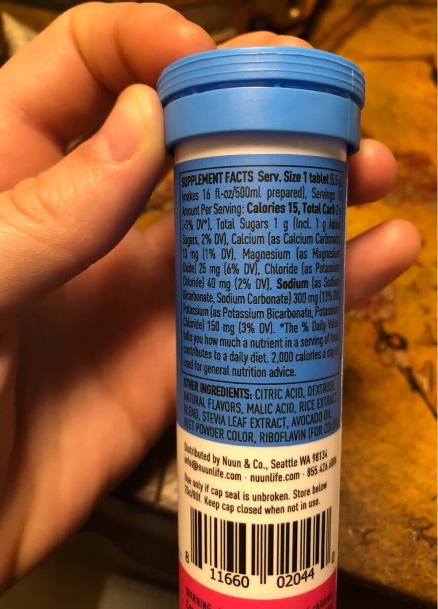 Nuun Drink tab elctro packshot