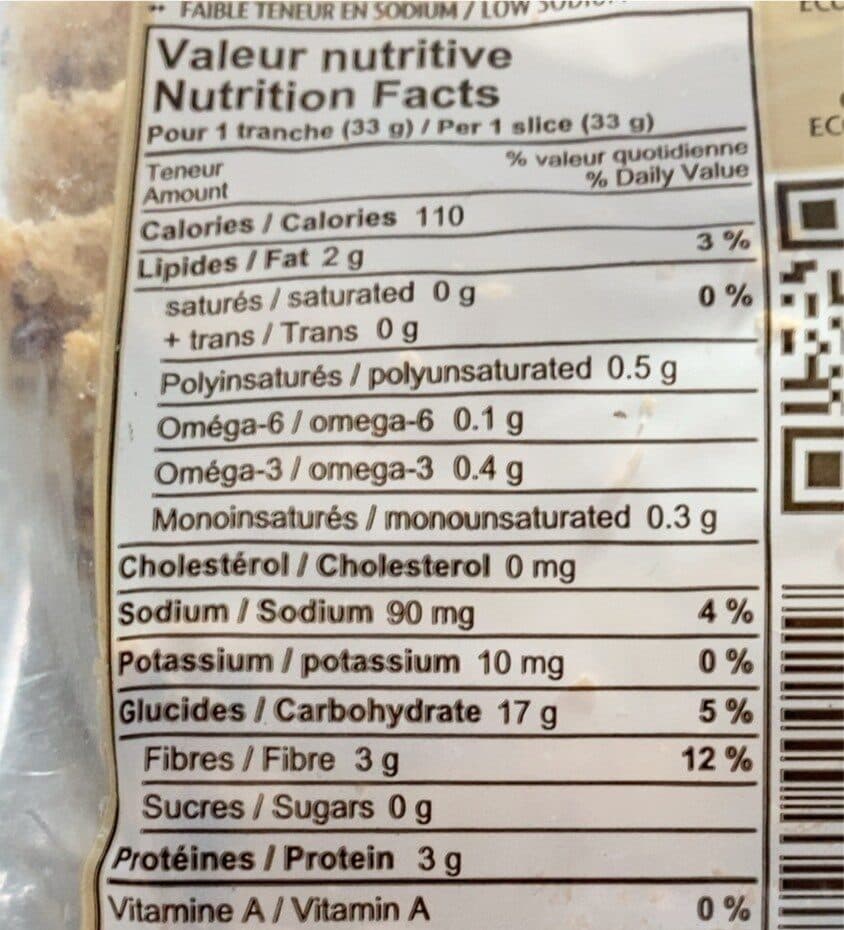 Inewa Organic 7 grain multigrain bread packshot