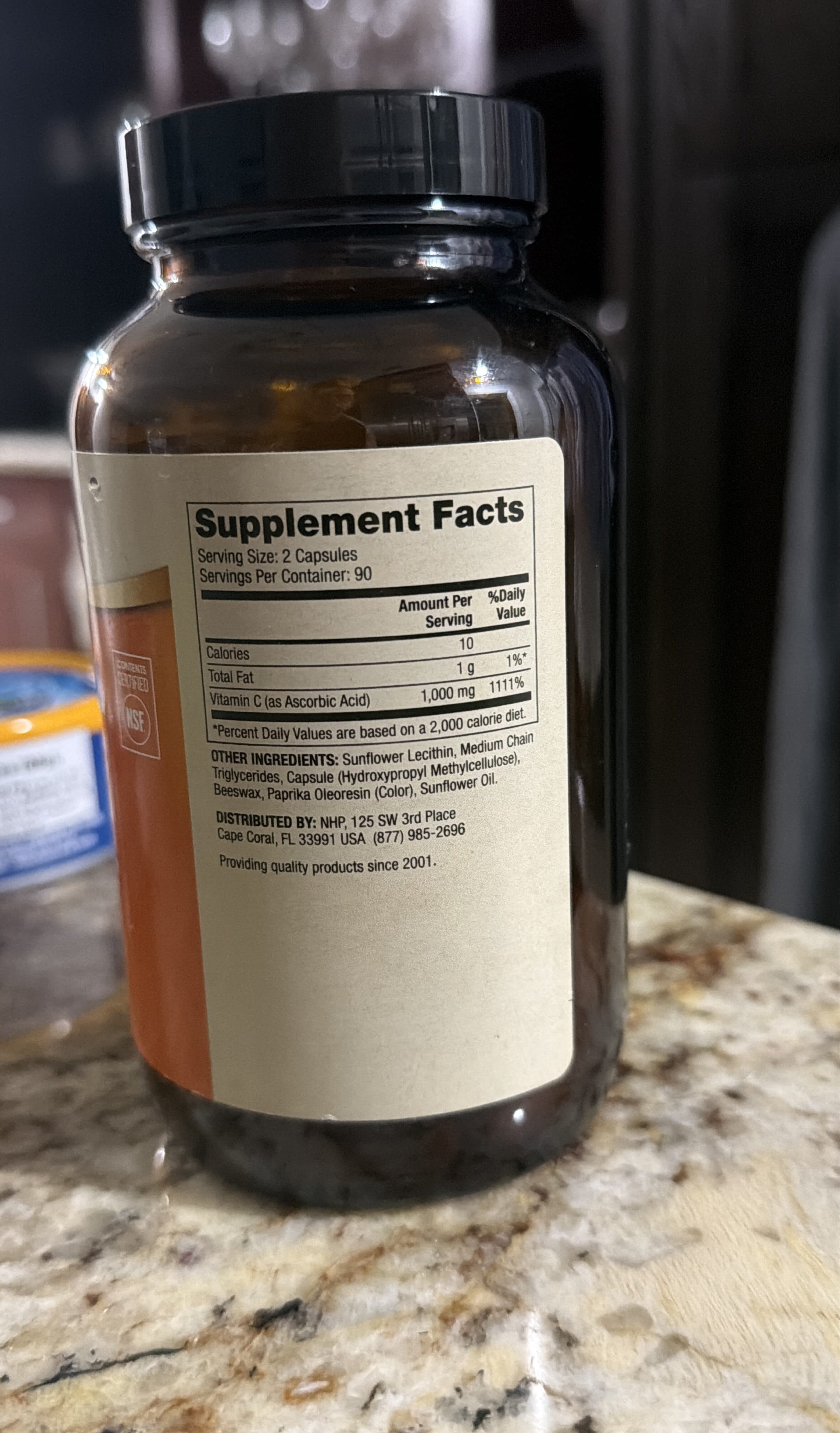 Open Food Facts Liposomal Vitamin C 1000 MG. - 180 Capsules packshot