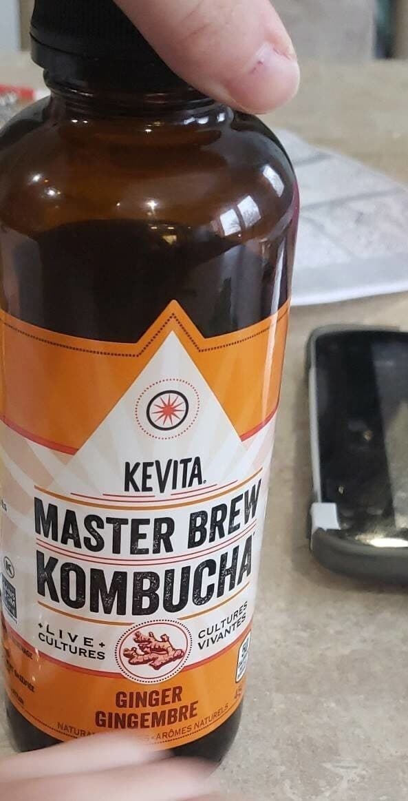 KeVita Organic Master Brew Kombucha Ginger packshot