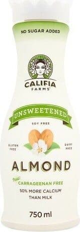 Califia Farms Unsweetened Almond Drink packshot