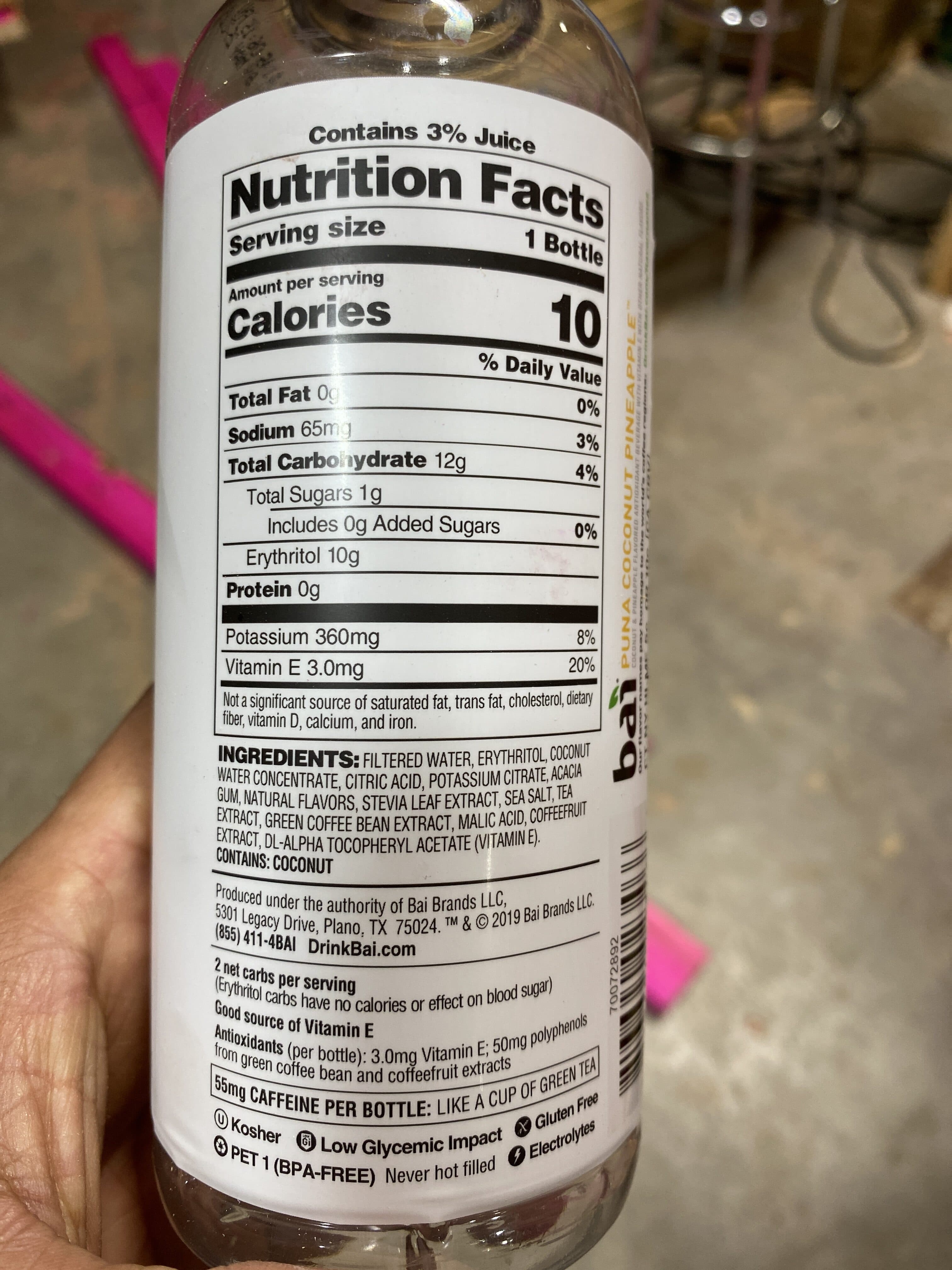 Bai Bai antioxidan cocfusion packshot