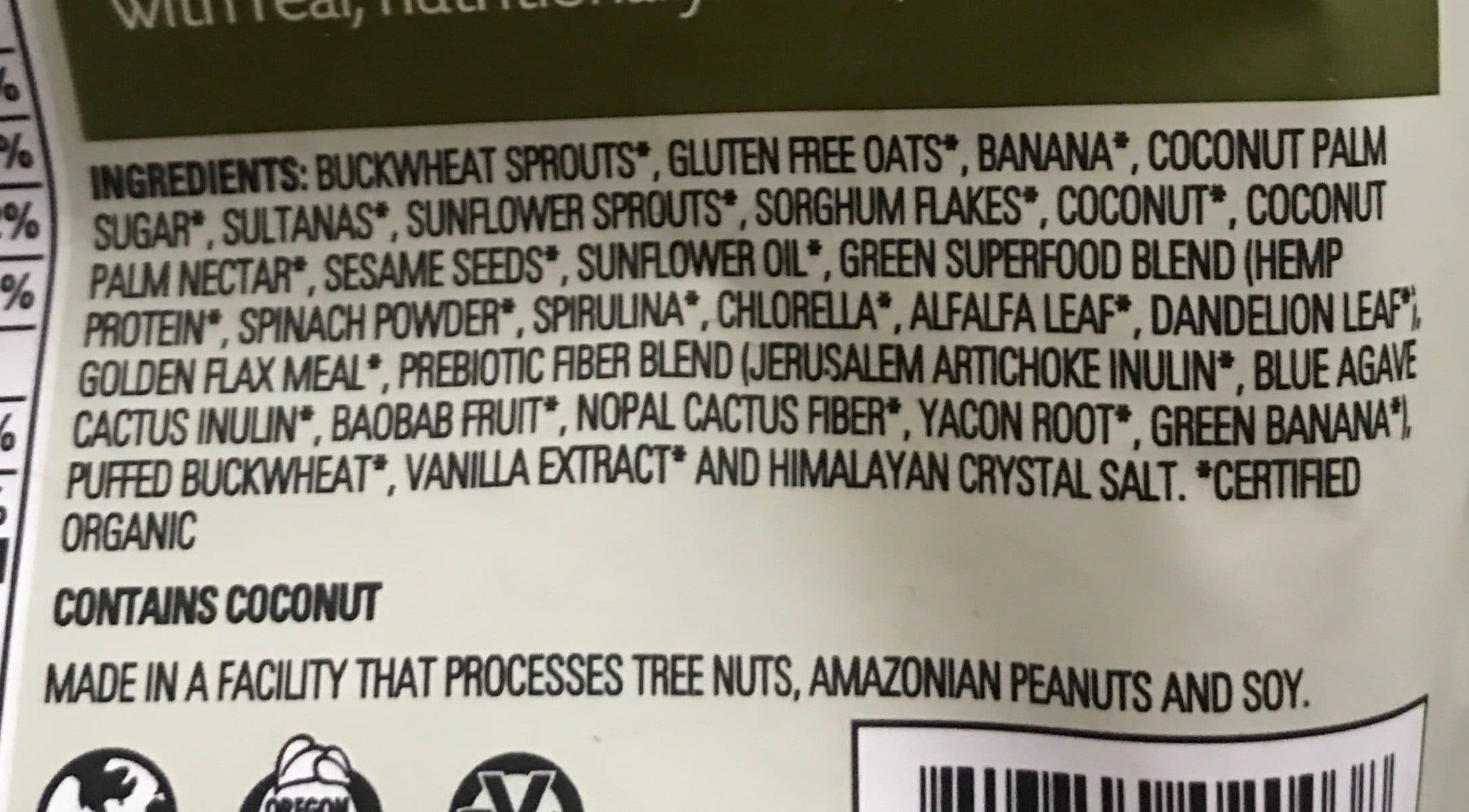 Living Intentions Llc Activated superfood cereal packshot