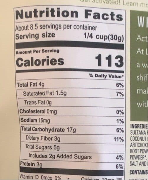 Living Intentions Llc Activated superfood cereal packshot