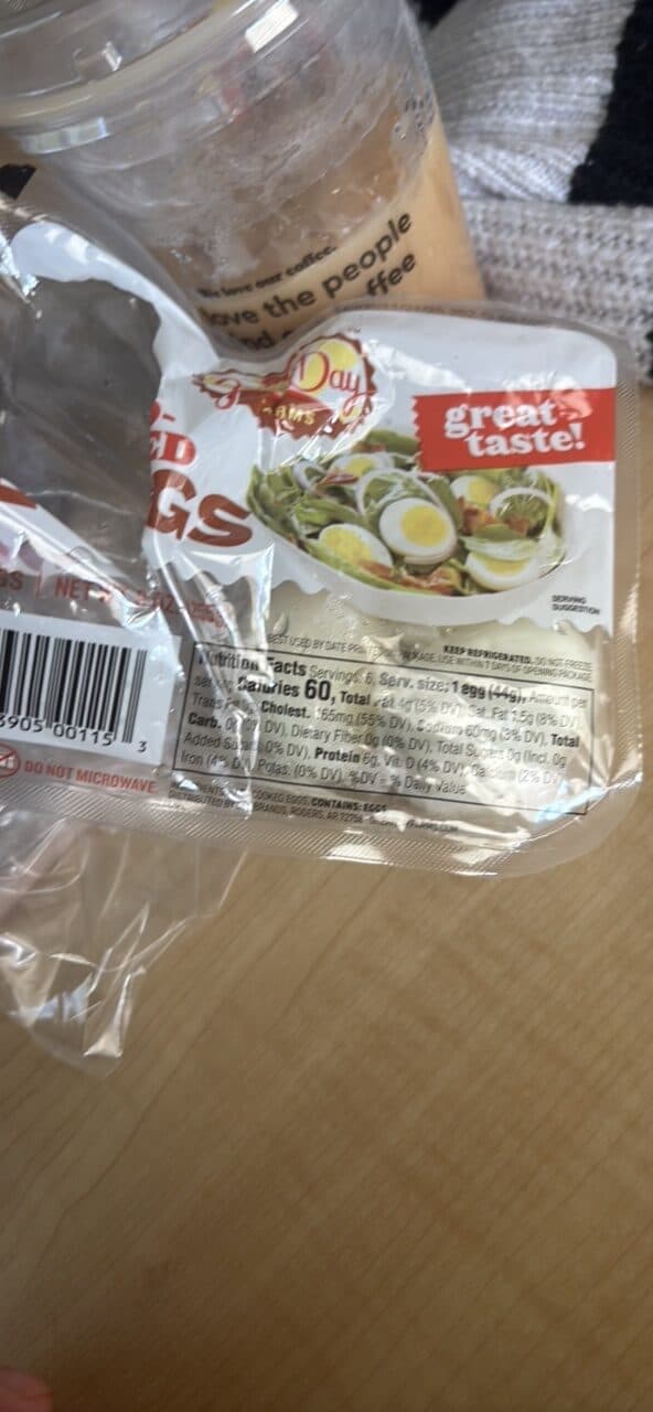 Great Day Farms HARD BOILED EGGS packshot