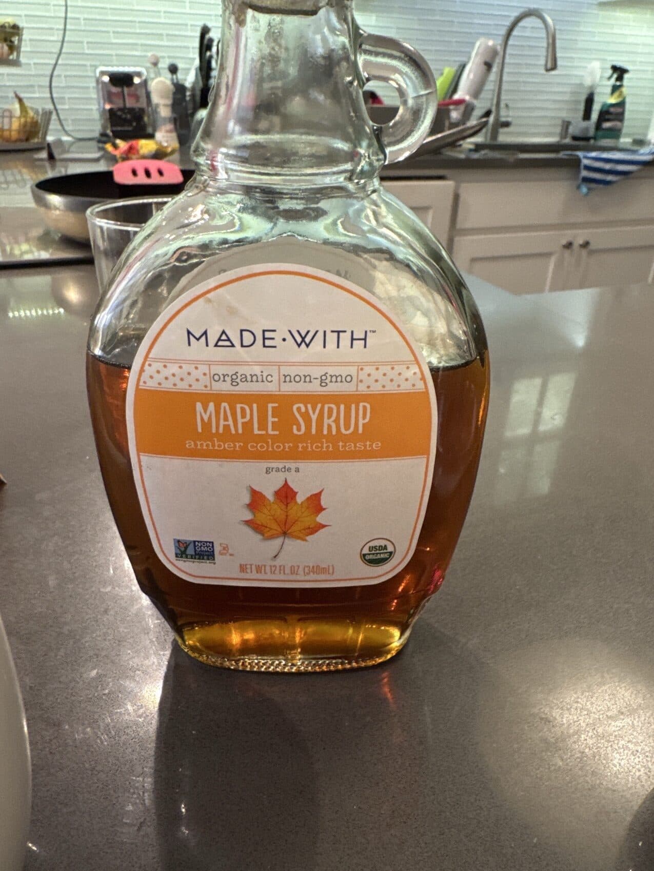 Kehe Distributors Llc Organic Amber Color Rich Taste Grade A Maple Syrup packshot