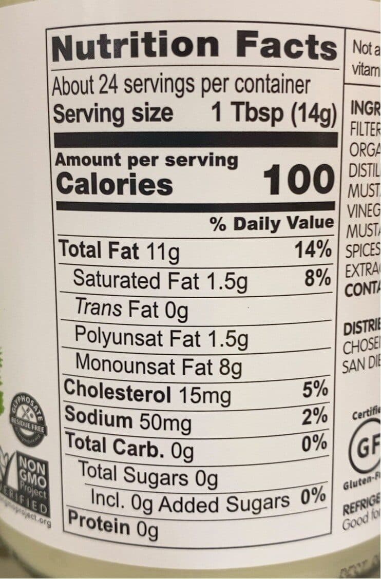 Chosen Foods Chosen classic Mayo packshot