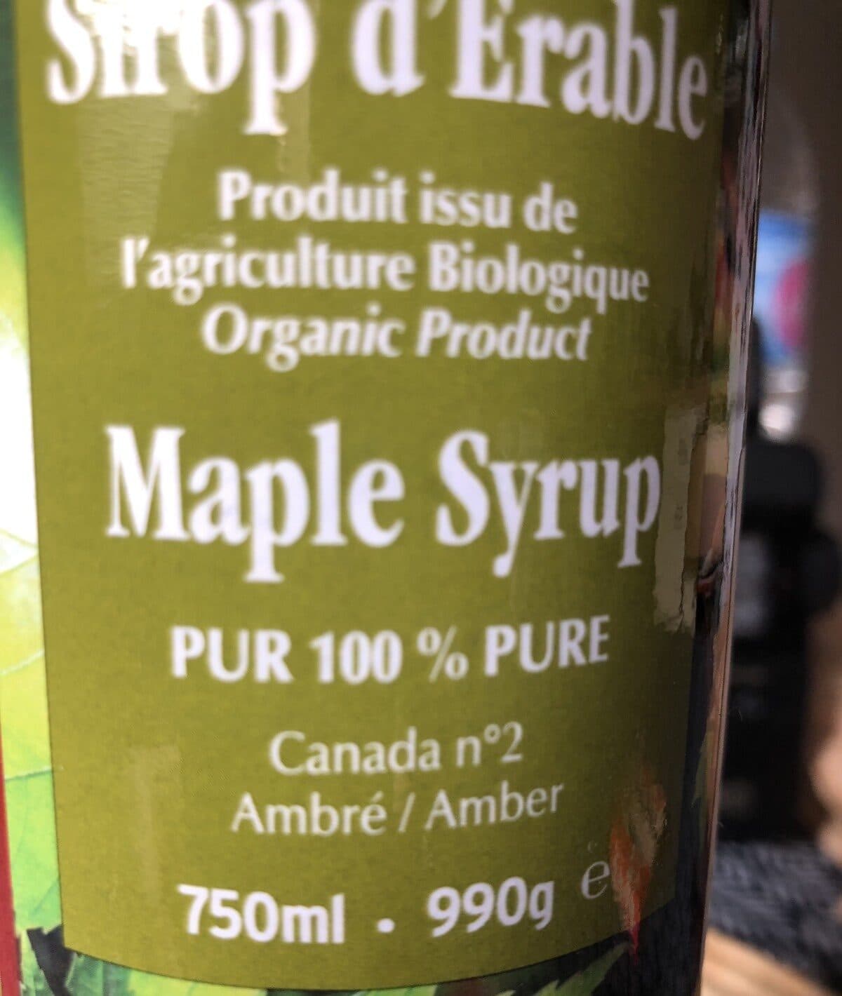 Nokomis Sirop d'érable packshot